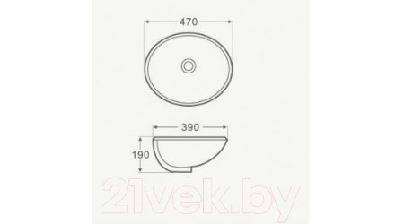 Умывальник WeltWasser Deilbach 6022