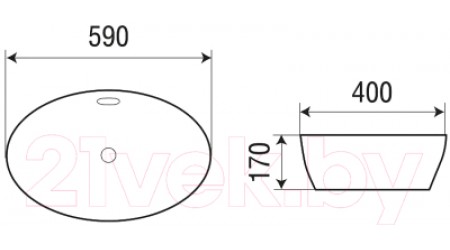 Умывальник WeltWasser Delbach 4028