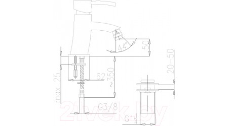 Смеситель Armatura Diament 4107-011-00 