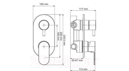 Смеситель Wasserkraft Dinkel 5871 