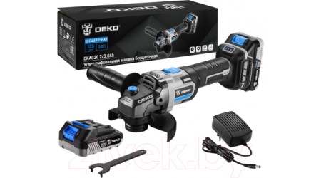 Угловая шлифовальная машина Deko DKAG20 SET / 063-4027