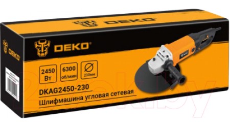 Угловая шлифовальная машина Deko DKAG2450-230 / 063-4328