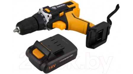 Аккумуляторная дрель-шуруповерт Deko DKCD16FU-Li Set 63 / 063-4099