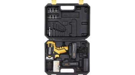 Аккумуляторная дрель-шуруповерт Deko DKCD16FU-Li Set 63 / 063-4099
