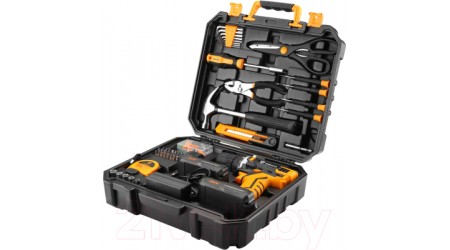 Аккумуляторная дрель-шуруповерт Deko DKCD20FU-Li Set 104 / 063-4178