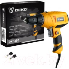 Дрель-шуруповерт Deko DKD450 / 063-4280