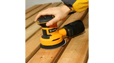 Эксцентриковая шлифовальная машина Deko DKG400-125 / 063-2203