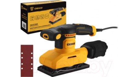 Вибрационная шлифовальная машина Deko DKS350 / 063-4339