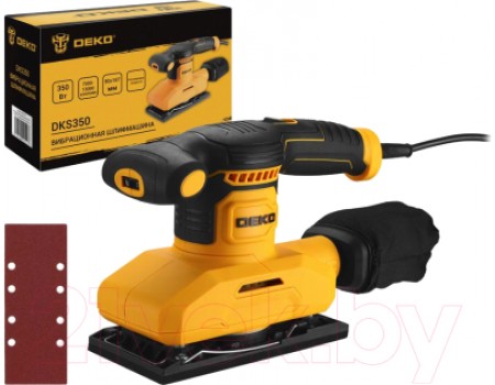 Вибрационная шлифовальная машина Deko DKS350 / 063-4339