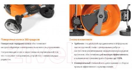 Газонокосилка бензиновая Daewoo Power DLM 5500SVRB