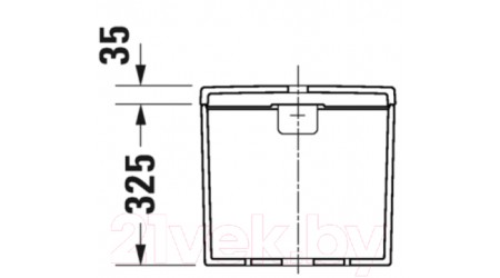 Сливной бачок Duravit D-Neo 0944100005