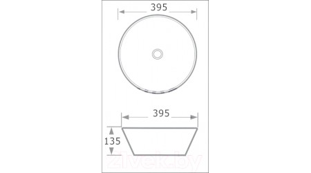 Умывальник Invena Dokos CE-19-011-C