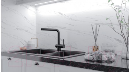 Смеситель Paulmark Dosse Do214418-401 (антрацит) 