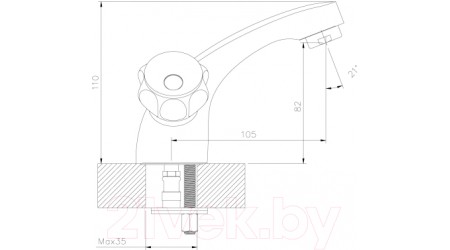 Смеситель Decoroom DR45011R 