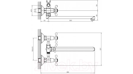 Смеситель Decoroom DR53043 