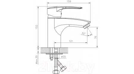 Смеситель Decoroom DR70015 