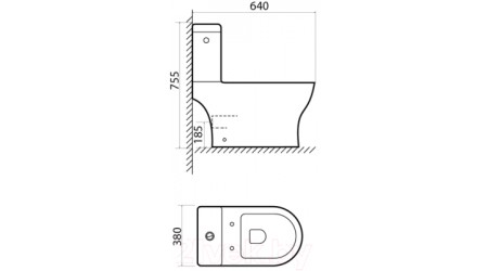 Унитаз напольный IDDIS Drum DRU2DSEi24