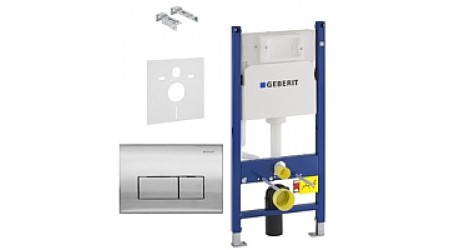 Инсталляция для унитаза Geberit Duofix 458.126.00.1 + 115.105.21.1