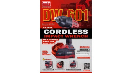 Аккумуляторный гайковерт M7 DW-601