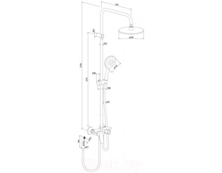 Душевая система Damixa DX220910300
