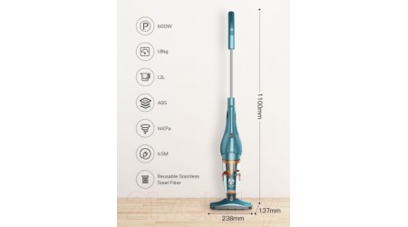 Вертикальный портативный пылесос Deerma DX900