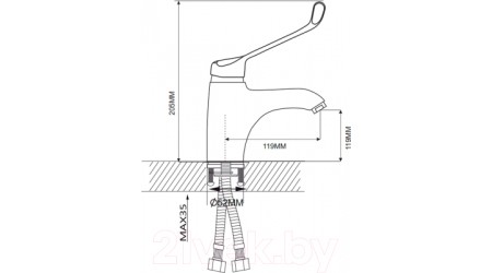 Смеситель Ekko E10054 