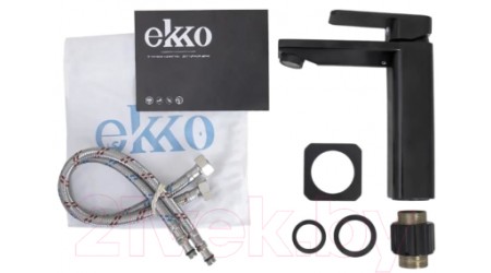 Смеситель Ekko E1082-8 (черный) 