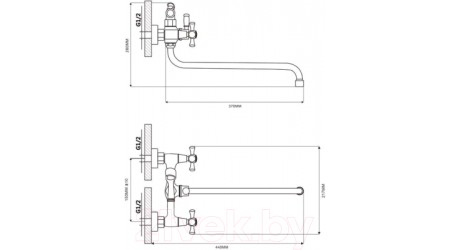 Смеситель Ekko E22118-8 