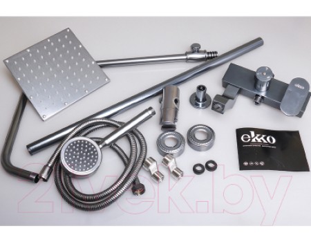 Душевая система Ekko E2402-21 (темно-серый)