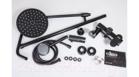 Душевая система Ekko E2402-8 (черный)