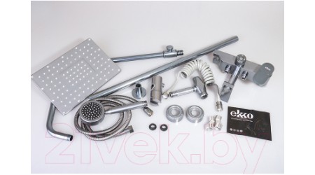 Душевая система Ekko E2404-21 (темно-серый)