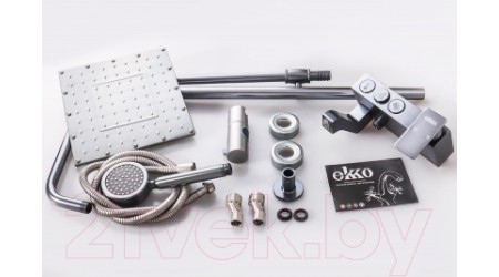 Душевая система Ekko E2405-21 (темно-серый)