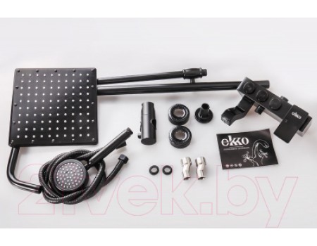 Душевая система Ekko E2405-8 (черный)