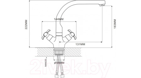 Смеситель Ekko E41731 