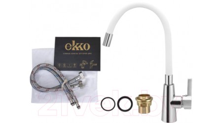 Смеситель Ekko E4205-E55 (белый) 