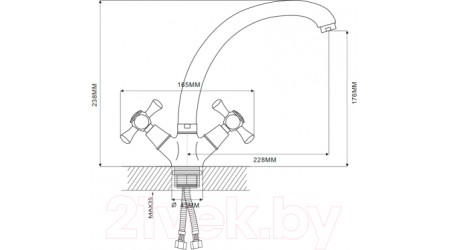 Смеситель Ekko E42332 
