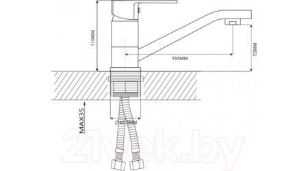 Смеситель Ekko E45302 