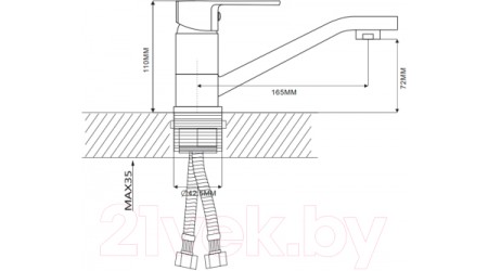 Смеситель Ekko E45304 