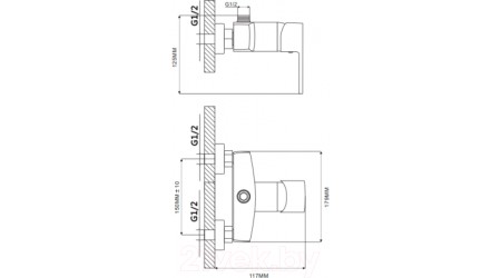 Смеситель Ekko E90072 
