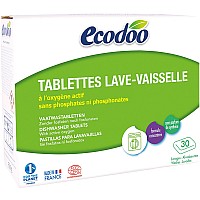 Таблетки для посудомоечных машин Ecodoo Экологические (30шт)
