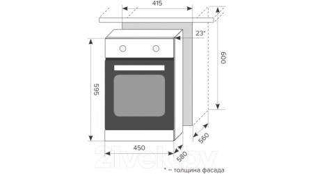 Электрический духовой шкаф Lex EDM 4540 IX / CHAO000355