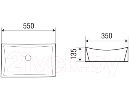 Умывальник WeltWasser Elbach 1002
