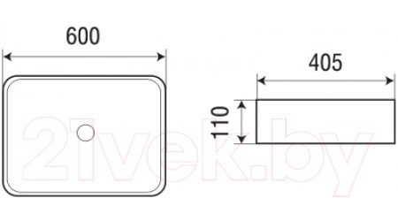 Умывальник WeltWasser Elbach 2174 MW