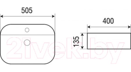 Умывальник WeltWasser Elbach 2231