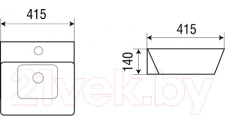 Умывальник WeltWasser Elbach 2252
