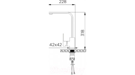 Смеситель ZorG Electrophoresis ZRN 980152 Black 