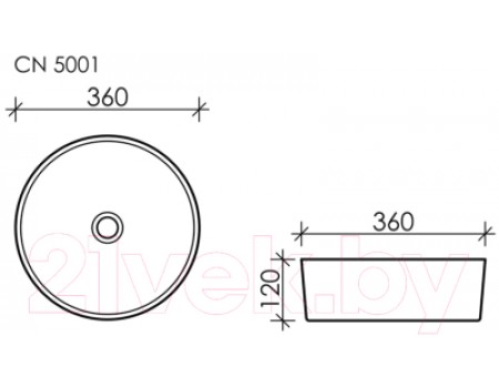 Умывальник Ceramica Nova Element CN5001