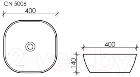 Умывальник Ceramica Nova Element CN5006