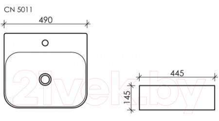 Умывальник Ceramica Nova Element CN5011