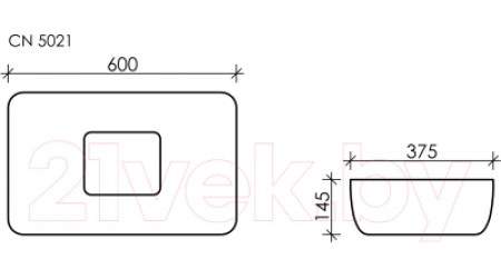 Умывальник Ceramica Nova Element CN5021